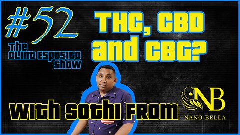 #52 THC CBD and CBG with Sothi From Nano Bella, The Clint Esposito Show