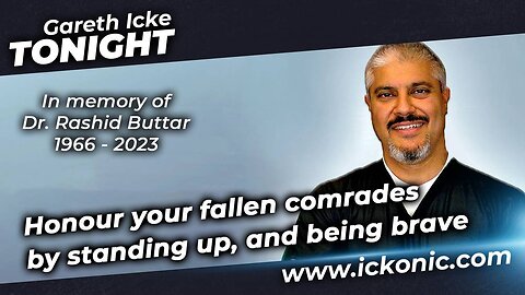 Honour Your Fallen Comrades By Standing Up And Being Brave - Gareth Icke Tonight