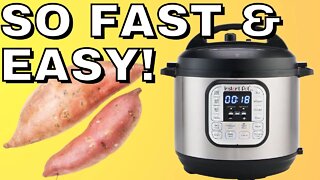 Instant Pot/ Pressure Cooker Sweet Potatoes (Fast, Easy, & MESS-FREE!) #cooking