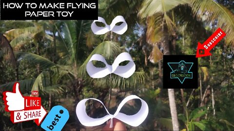 how to make a flying paper toy