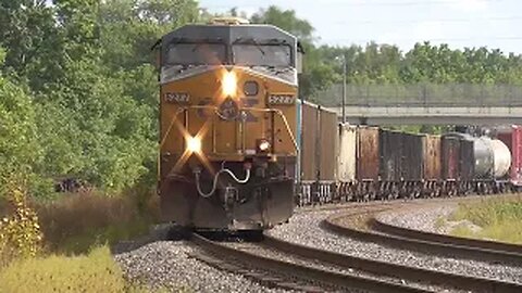 CSX M634 Manifest Mixed Freight Train with DPU from Marion, Ohio August 22, 2022