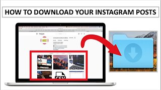 How To SAVE Your Own Instagram Photos & Videos All At Once | New