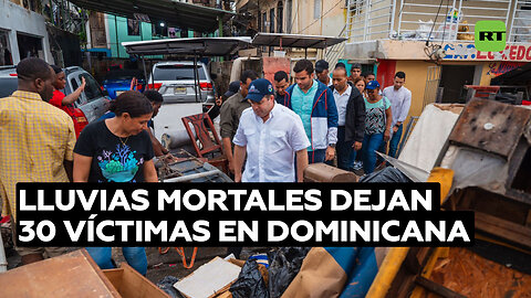 Decenas de muertos y miles de desplazados por lluvias torrenciales que azotan República Dominicana