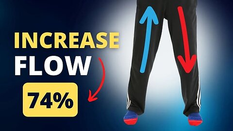 Increase Leg Circulation 74% In 3 Minutes Exercise At Home