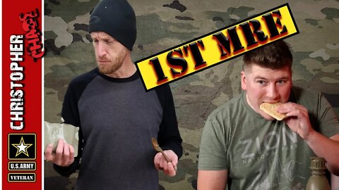 Civilians try an MRE for the first time