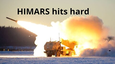 Shocking video from Ukraine:HIMARS strikes Russian base in Kherson, injuring soldiers