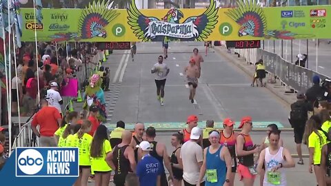 1:05 to 1:10 Saturday | Publix Gasparilla Distance Classic Finish Line