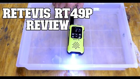 RETEVIS RT49P Floating Walkie Talkie FRS Radio Review ~ With a Feature Fisherman Will Love