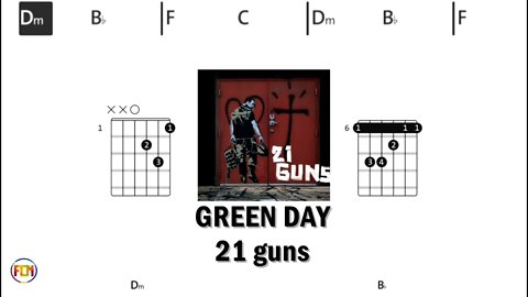 GREEN DAY 21 guns - (Chords & Lyrics like a Karaoke) HD