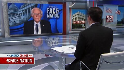 CBS Host Asks Bernie Sanders If He'll Run For President
