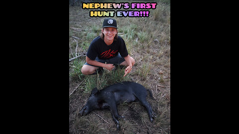 My First Predator My Nephew's First Hunting Trip Fox And Hog Rabbit Racoon Trapping