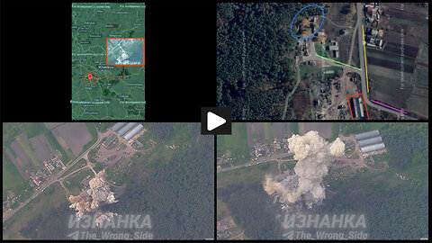 Kharkiv area: Russian missile burns Ukrainian command post and an ammunition depot