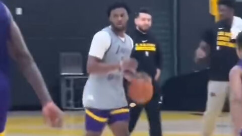 Looks like we might see Bronny with the Lakers soon