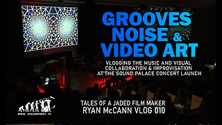 Art Music Vlog 010 - Grooves, Noise & Video Art - Collaboration at the Sound Palace