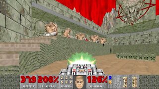 Doom II, DOS, 1995 - 100% Level 27, Monster Condo