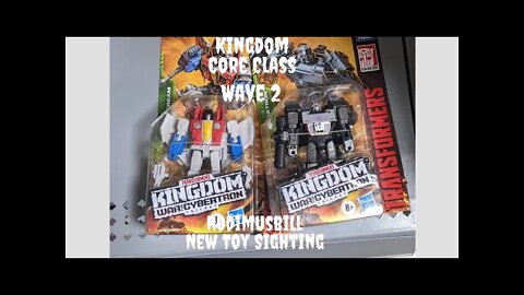 Kingdom Core Class Wave 2 Transformers - MEGATRON & STARSCREAM*Rodimusbill New Toy Sighting* #shorts