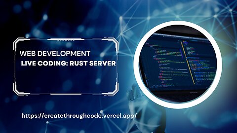 Live Coding: Rust Backend Api Server