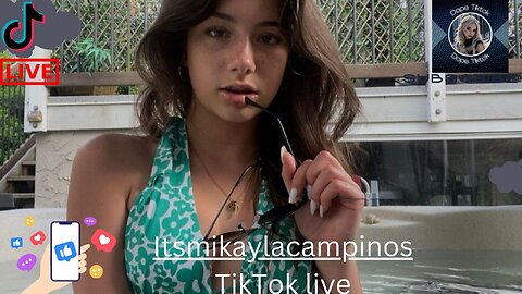 Sexy Mikayla Campinos TikTOk Live Recent