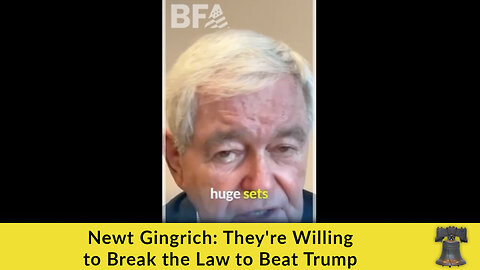 Newt Gingrich: They're Willing to Break the Law to Beat Trump