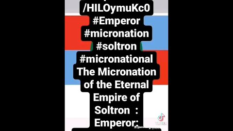 The Micro-nation of the Soltronian Empire : Emperor : Emmanuel Isaiah Smith