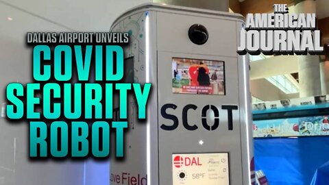 Seven-Foot-Tall Robot Guard Deployed At Dallas Airport To Police Face Mask Mandate