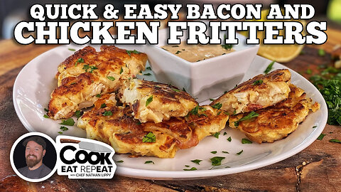 Quick and Easy Bacon and Chicken Fritters | Blackstone Griddles