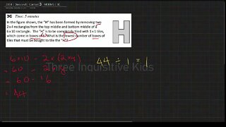 Math Olympiad for Elementary | 2014 | Division E | Contest 3 | MOEMS | 3C