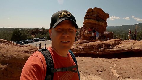 Garden of the Gods - Balanced Rock with historical photos!