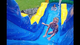 3 Ways to Climb Up a Waterslide