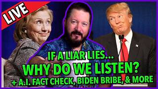 C&N 045 ☕ Listening To Liars 🔥 #factcheck #ai Political Ads ☕ #🔥$5M Biden Bribe? ☕ + Today's News