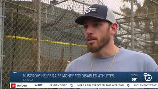 Padres' Joe Musgrove in La Jolla to raise money for disabled athletes