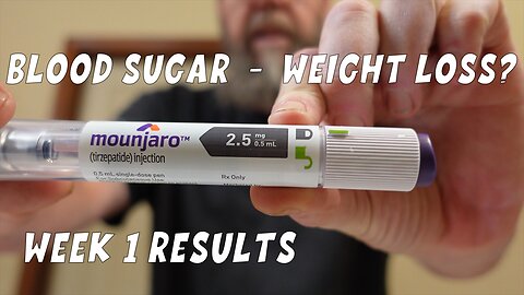 Vlog: Mounjaro 2.5mg WEEK 1 results! Blood Sugar! SHOCKING Weight loss?