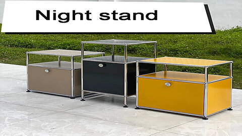Customizable Stainless Steel Storage Solutions : Modular DIY Haller Sideboards