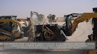 378th ECES conducts Rapid Airfield Damage Recovery (RADR) exercise