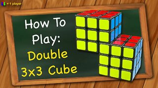 How to play Double 3x3 cube