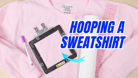 Hoop + Embroider a Sweatshirt | Brother Skitch PP1 Embroidery Machine