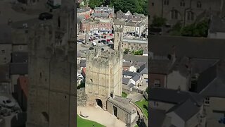 Drone footage of Richmond Castle