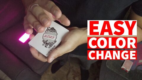 Easy Color Change - Card Trick Tutorial