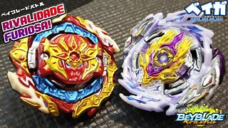 ASTRAL SPRIGGAN .Ov.Qt-0 vs RAGE LONGINUS .Ds' 3A - Beyblade Burst ベイブレードバースト