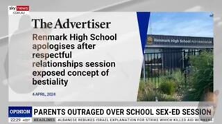 🇦🇺🎪😡🤬 - Australian children are being taught about bestiality and incest at school.