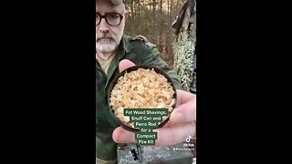 Fat Wood Shavings, A Snuff Can, and a Ferro Rod