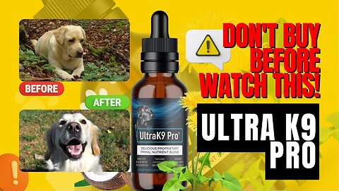 ULTRA K9 PRO REVIEW 🐶 What is Ultra k9 Pro? - UltraK9 Pro Ingredients - UltraK9 Pro Really Works?