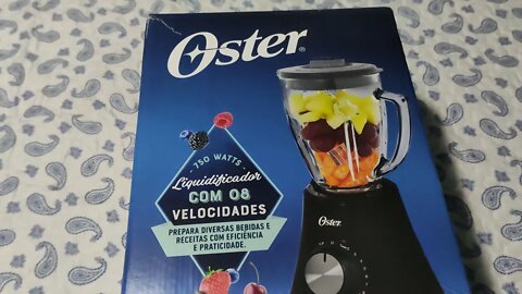 Liquidificador Oster com jarra de vidro(Unboxing)