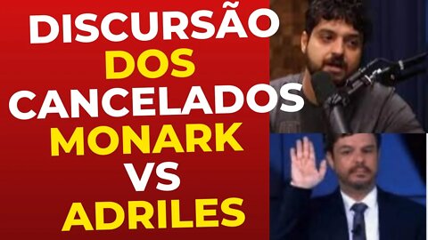 DISCURSÃO ENTRE MONARK E ADRILES | CORTES BOM PODCAST | #MONARK