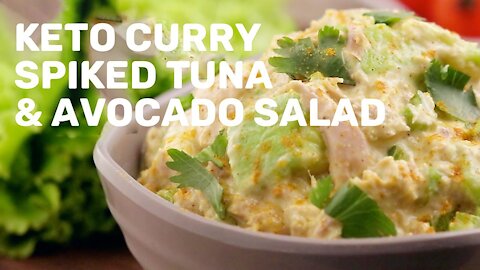 Secrets of Curry-spiked Tuna and Avocado salad || Best keto diet recipe you don’t know existed