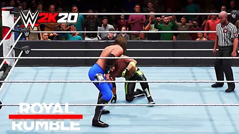 Edge Vs. AJ Styles - Royal Rumble Prediction Match - WWE 2K20 - PC Gameplay - Full HD @1080p