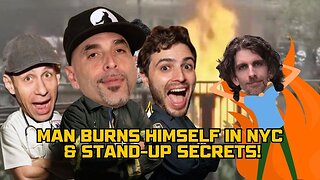 Max Azzarello's Sets Himself Fire at the Courthouse + Mastering Stand-Up: Lessons from Comedy Pros