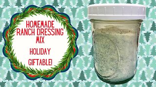 HOMEMADE RANCH DRESSING MIX!! HOLIDAY GIFTABLE!!