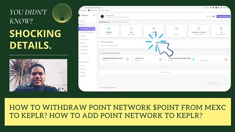 How To Withdraw Point Network $POINT From Mexc To Keplr? How To Add Point Network To KEPLR?