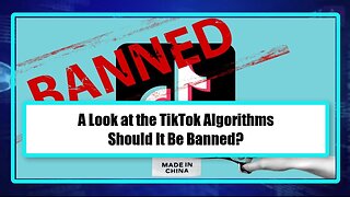 A Look at the TikTok Algorithms - Should It Be Banned?